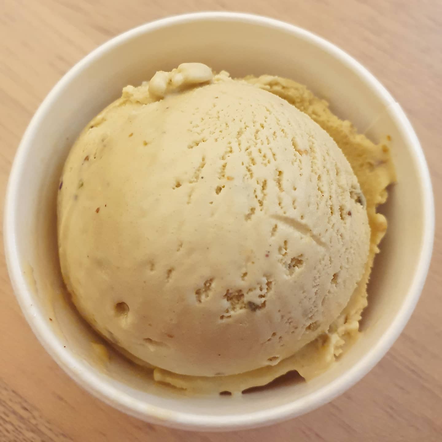 Roasted Pistachio gelato ($4.60)!