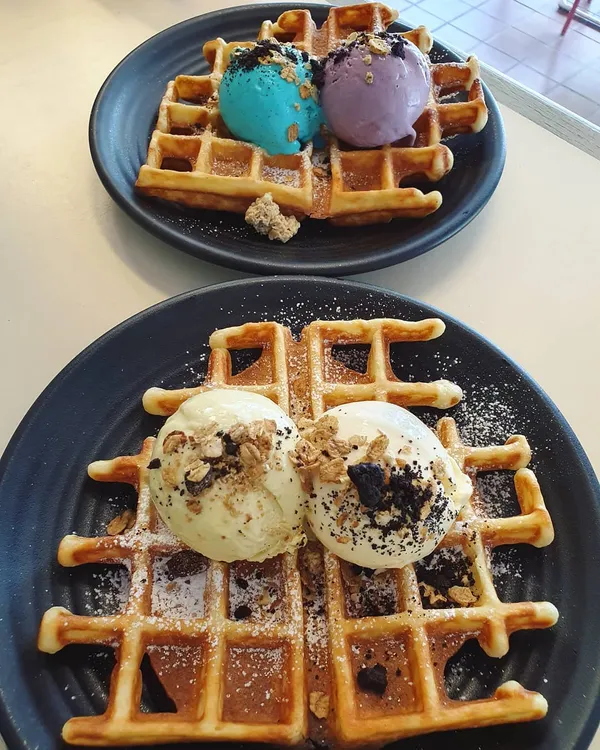 Whoaffle x2 (Burpple Beyond: $12.50)!