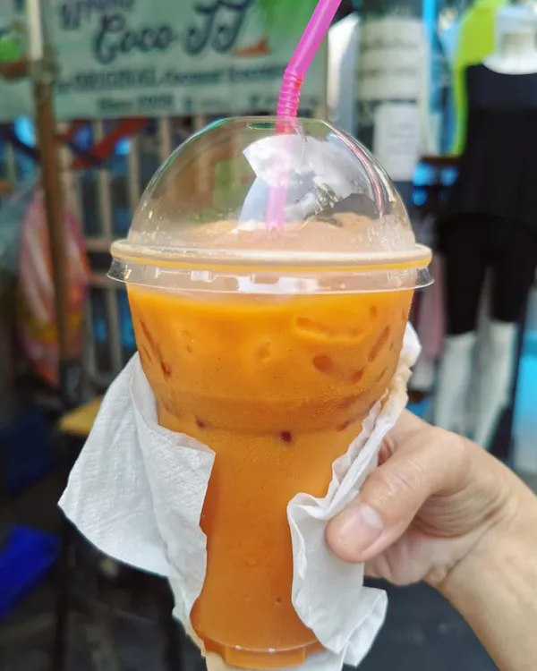 Bangkok drink — Favourite Thai milk tea (THB $40)!