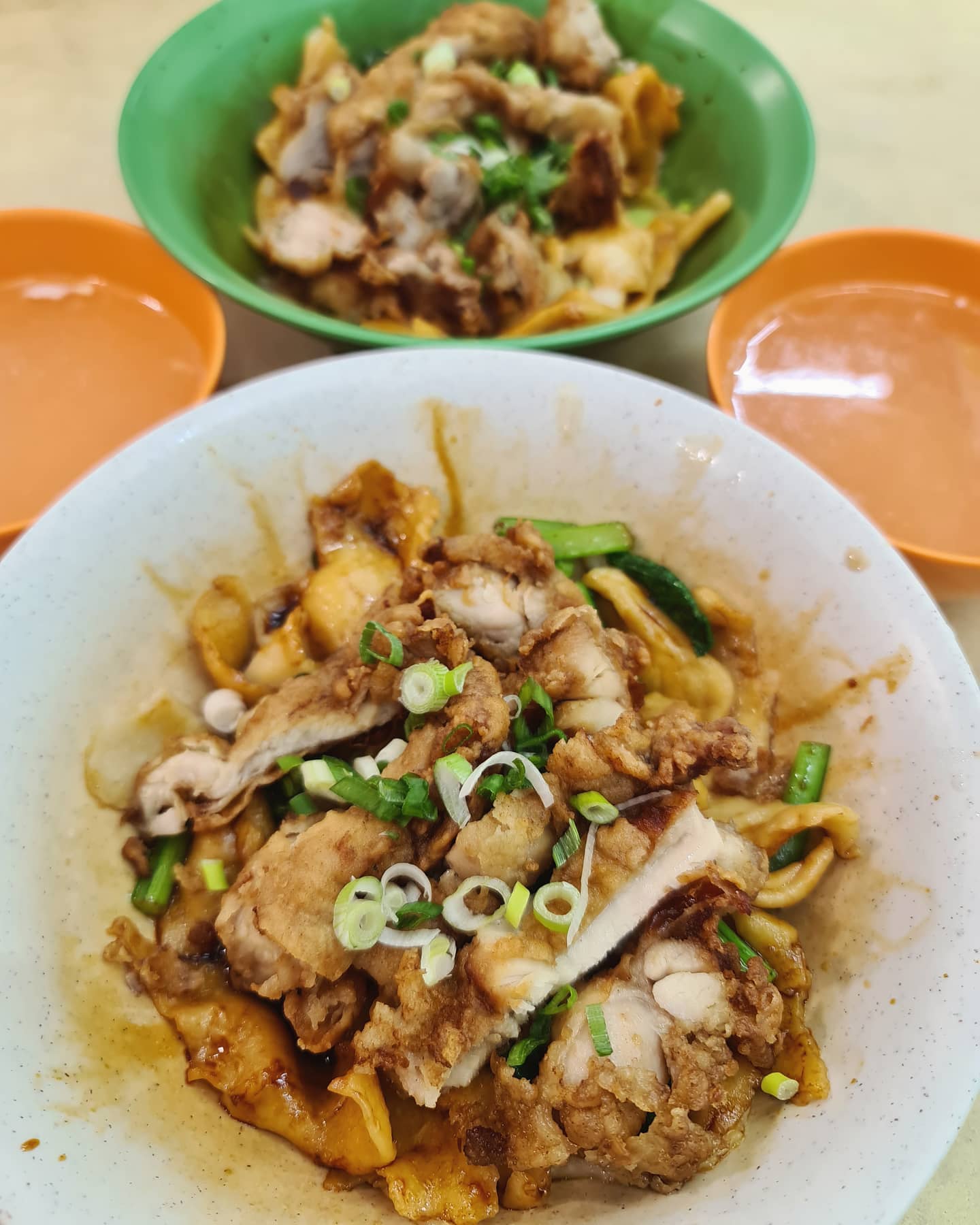 Chicken cutlet mee hoon kueh ($5.50 each)!