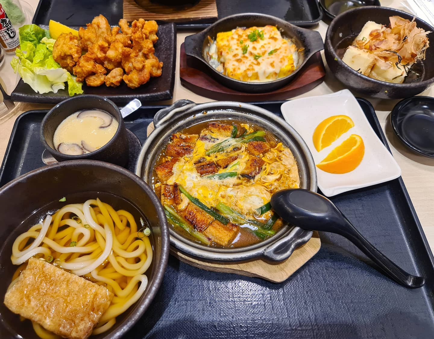 Japanese food for lunch on a rainy day!
