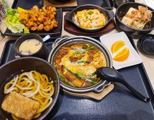 Japanese food for lunch on a rainy day!