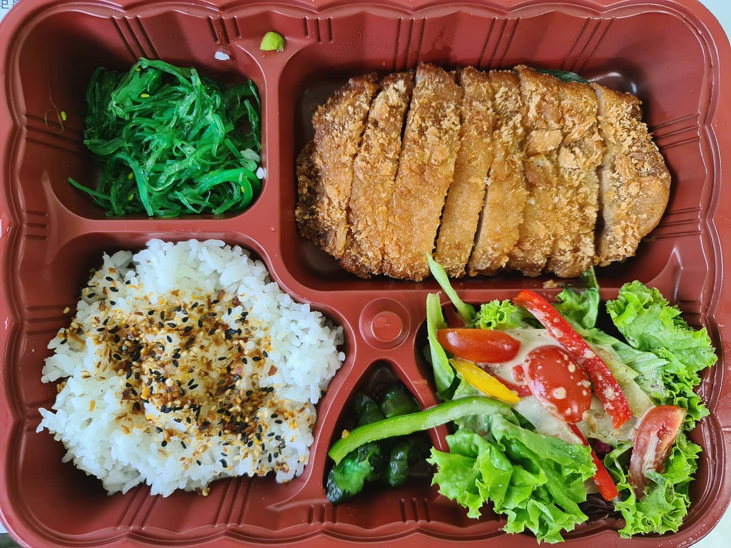Pork cutlet bento set ($12.90)!