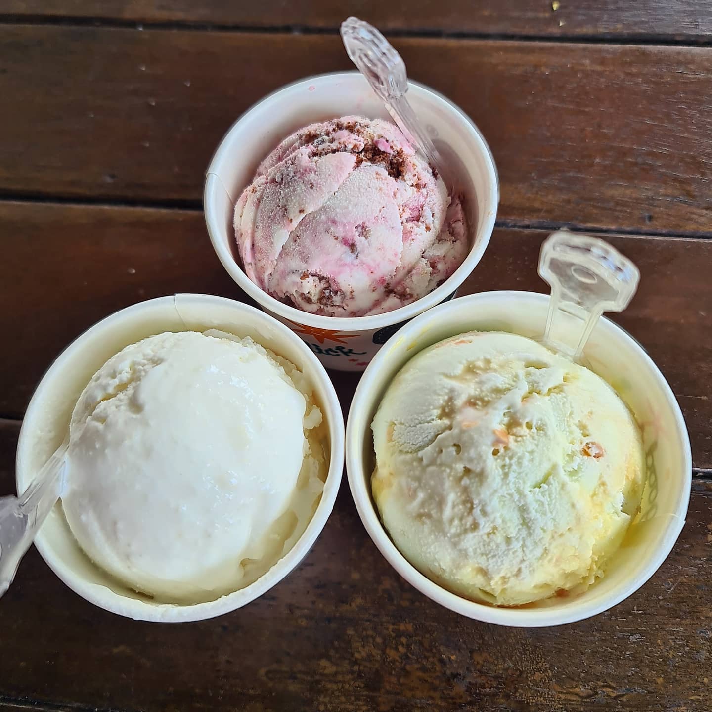 Ice cream ($3.80 per scoop)!
