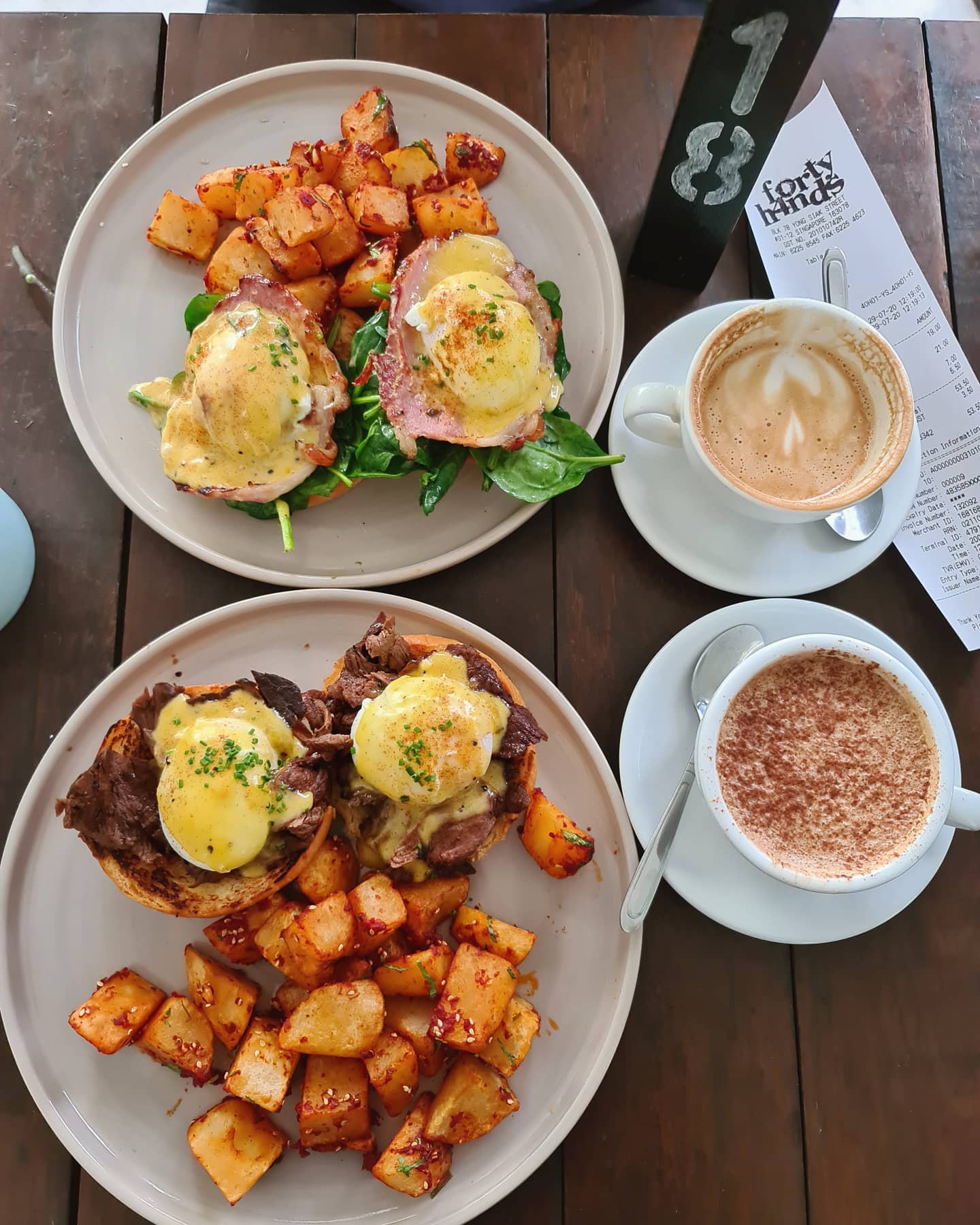 Happy mid week brunch ($53.50)!