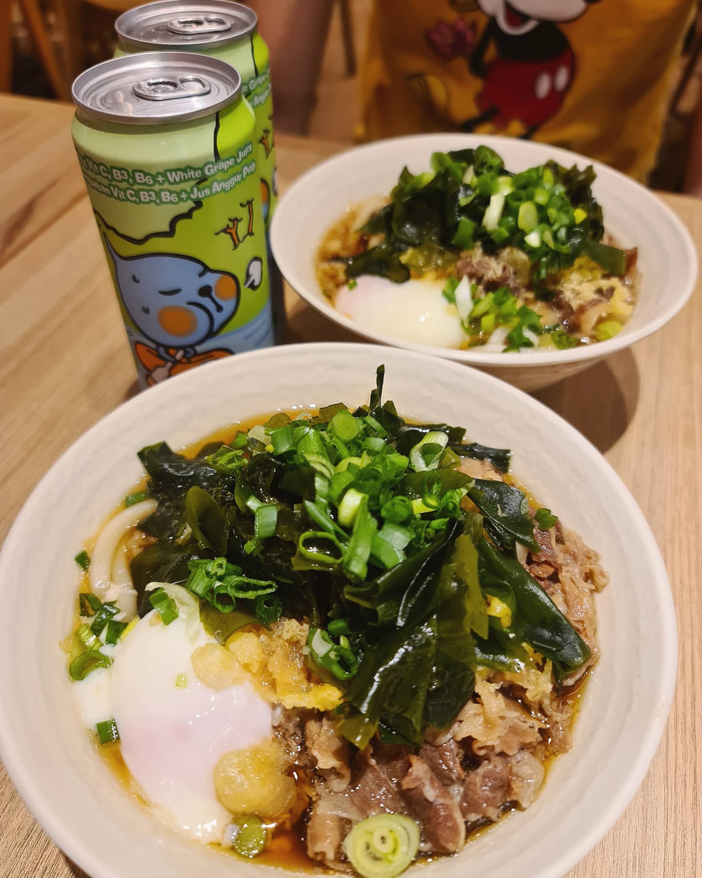 Sanuki beef egg udon + drink (Burpple Beyond: $14.55)!