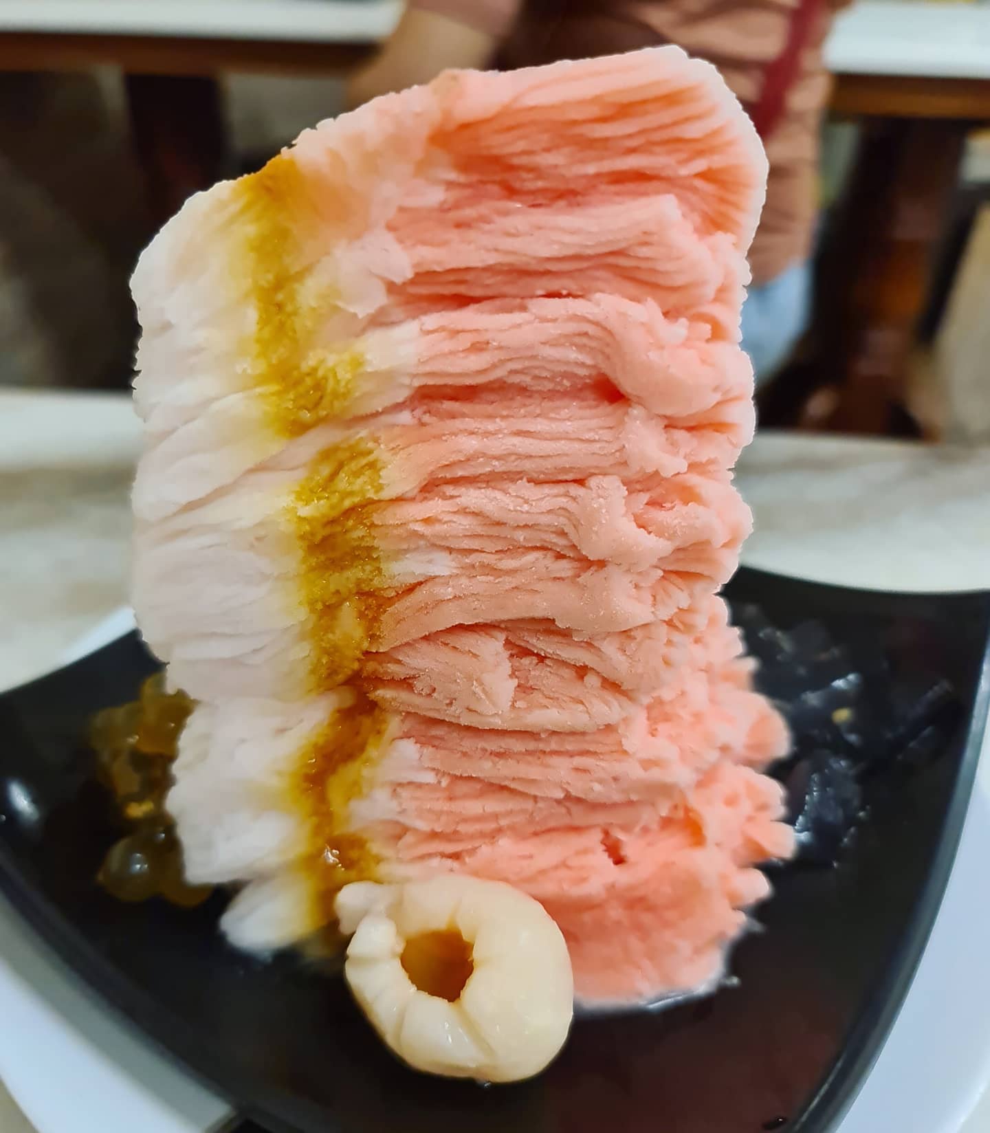 Happy National Day with a watermelon lychee shaved ice ($6.50)!