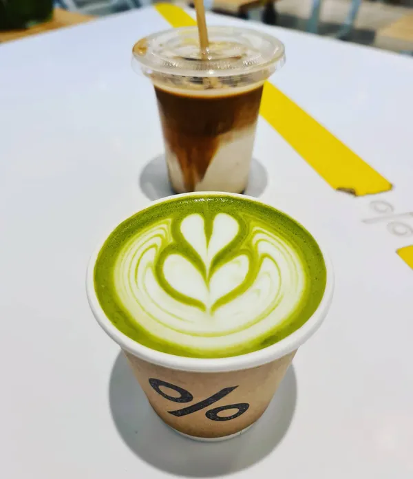 Cafe Latte ($8) & Matcha Latte ($8.60)!