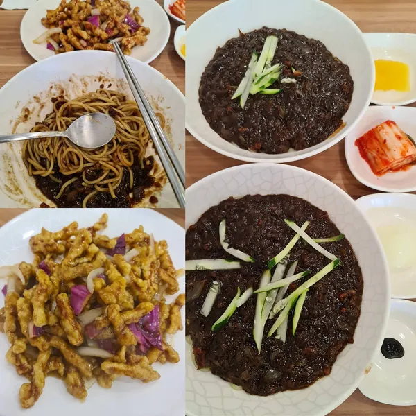Set B — sweet & sour pork + jjajangmyeon ($47.30)!