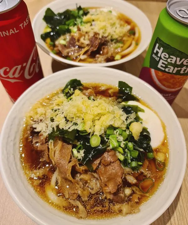 Udon + drink (Burpple Beyond: $14.55)!