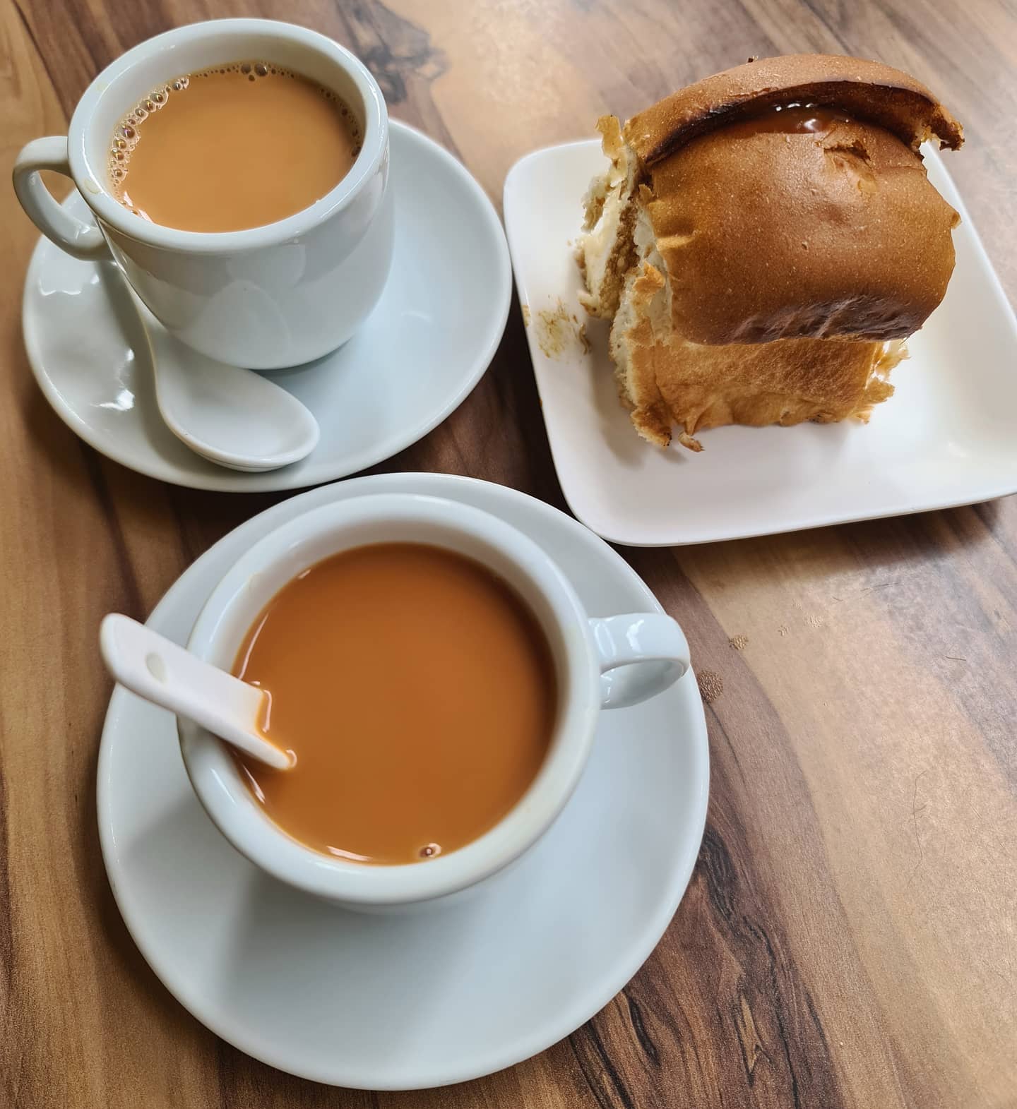 Kaya bun & tea ($4.20)!