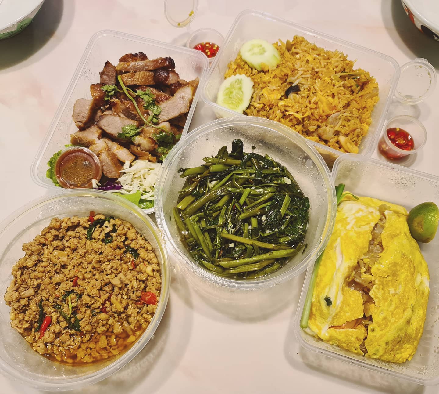 Last night's GrabFood dinner!
