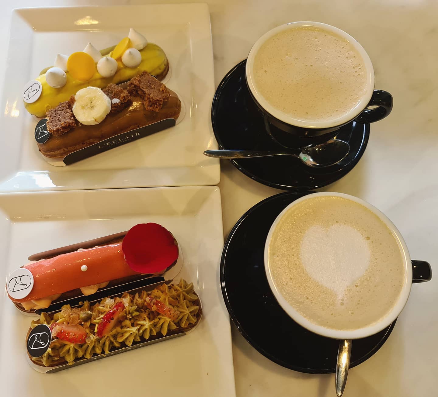 2 éclair + drink set (Burpple Beyond: $22)!