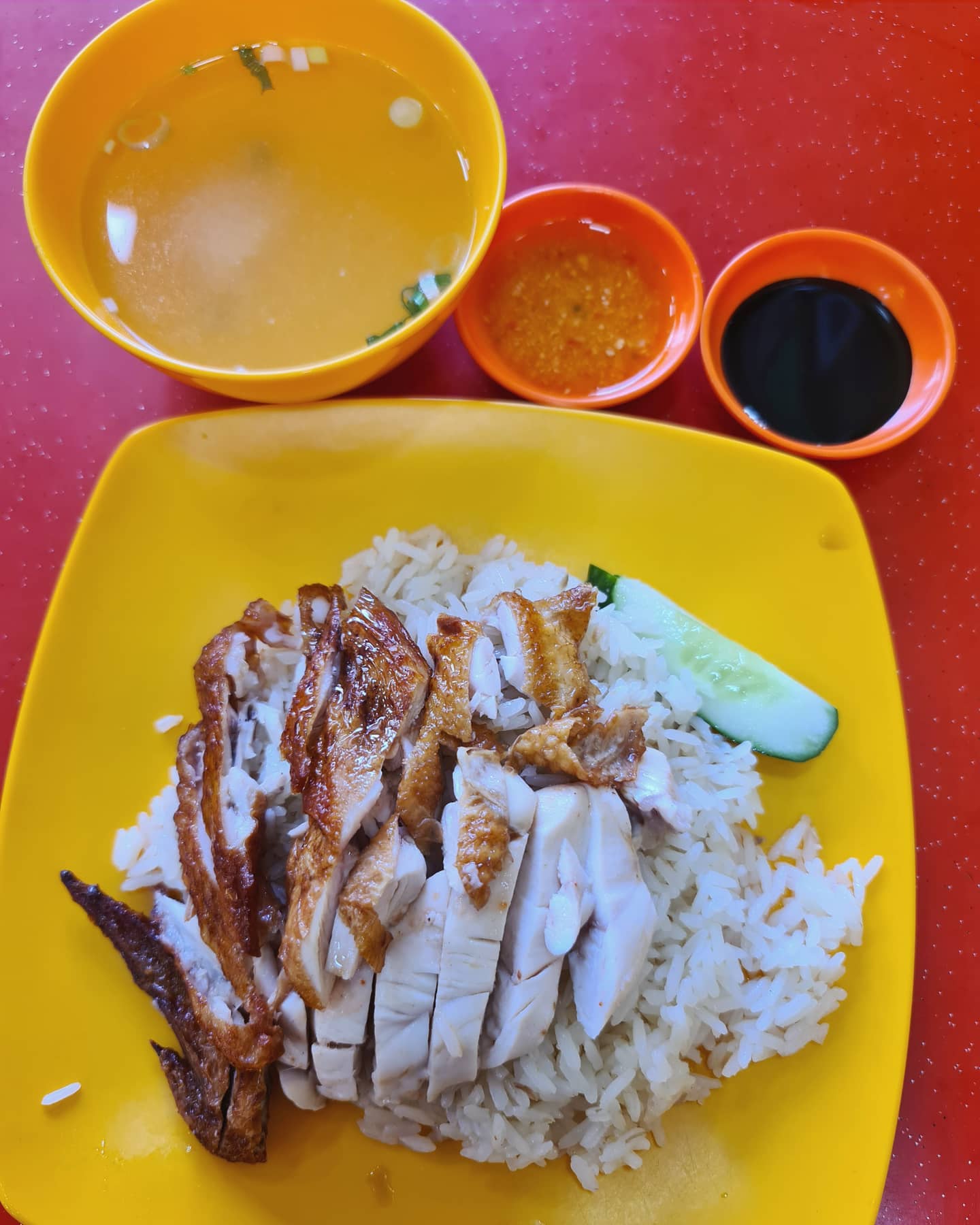 Roast chicken rice ($3.50)!