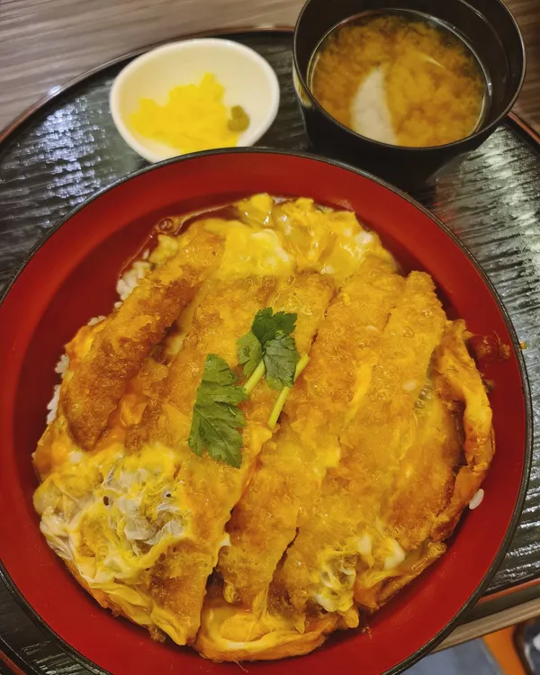 Pork Katsu Don (lunch set: $13.80++)!