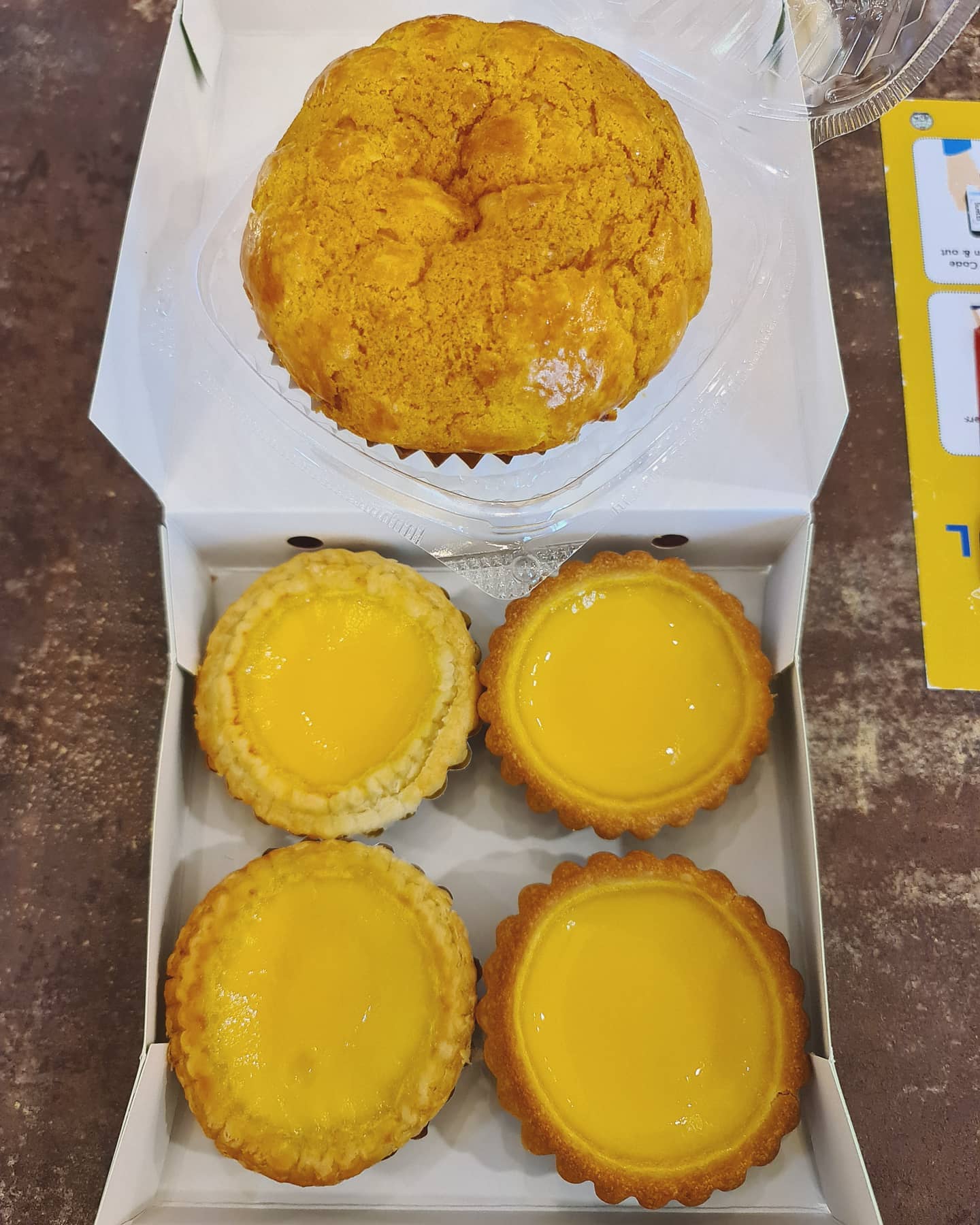 Polo bun and egg tarts (HKTB 10%: $10.53)!