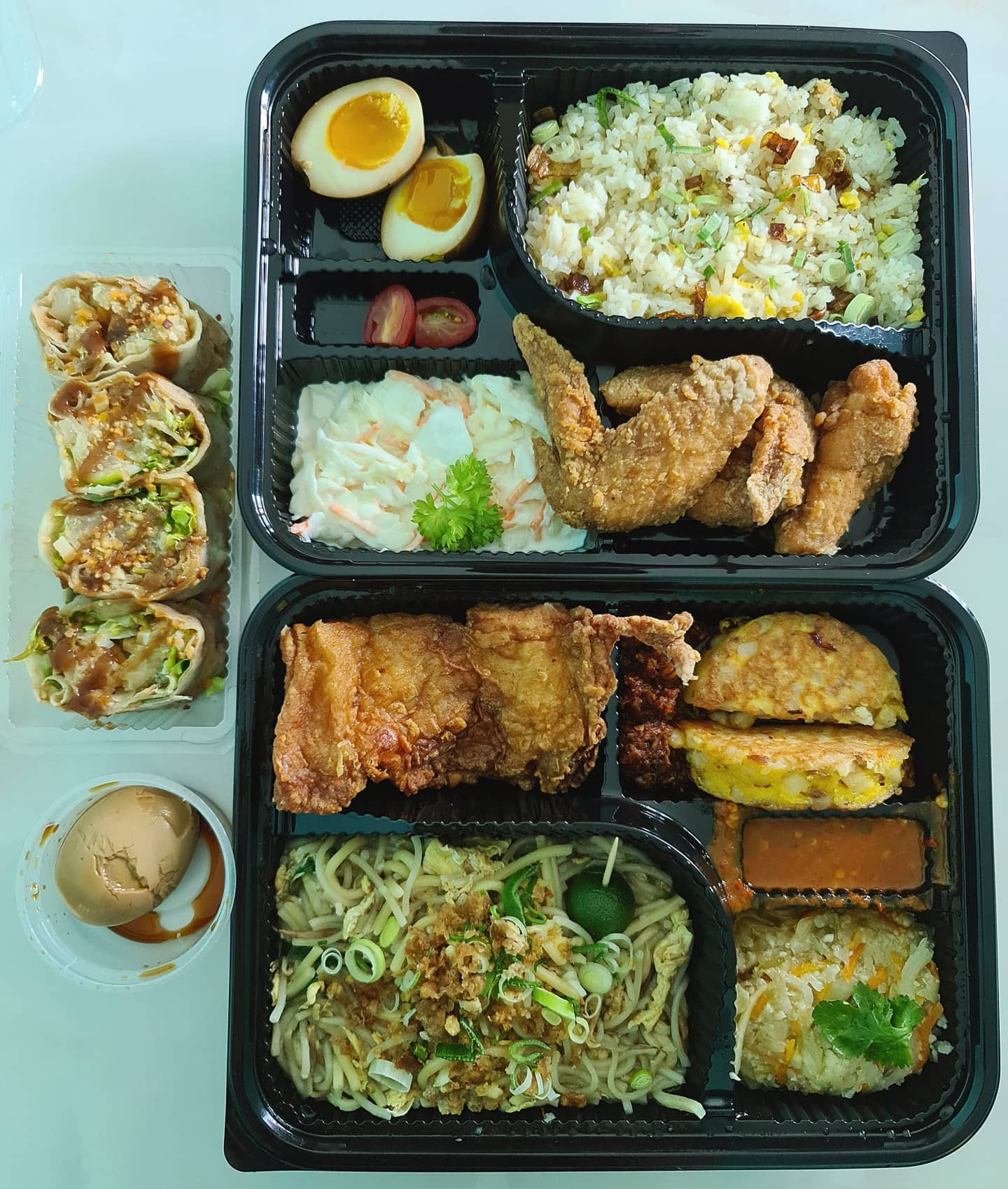Tuesday's late lunch (GrabFood: $22.40)!