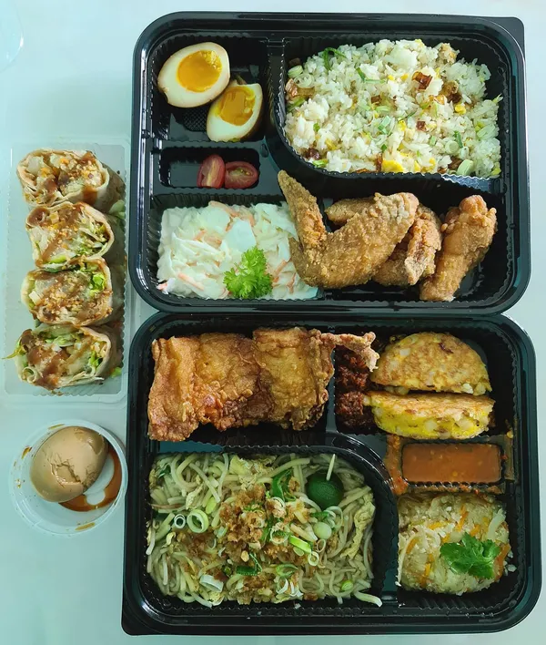 Tuesday's late lunch (GrabFood: $22.40)!