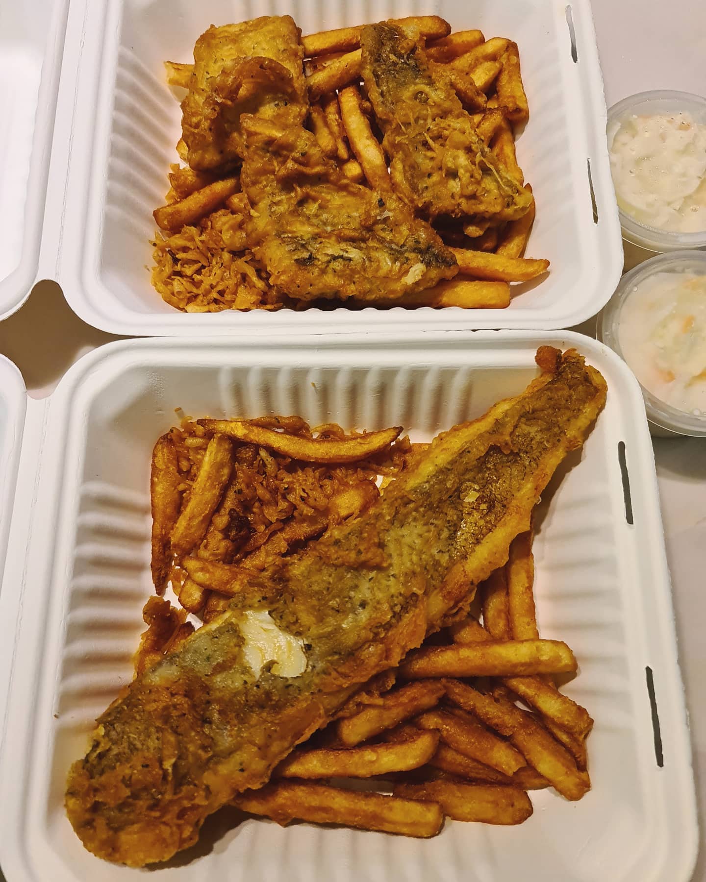 Ocean sea bass ($15.80) & Atlantic halibut ($13.80)!
