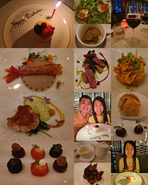 Birthday dinner at Zafferano (Ocean Financial Centre)!