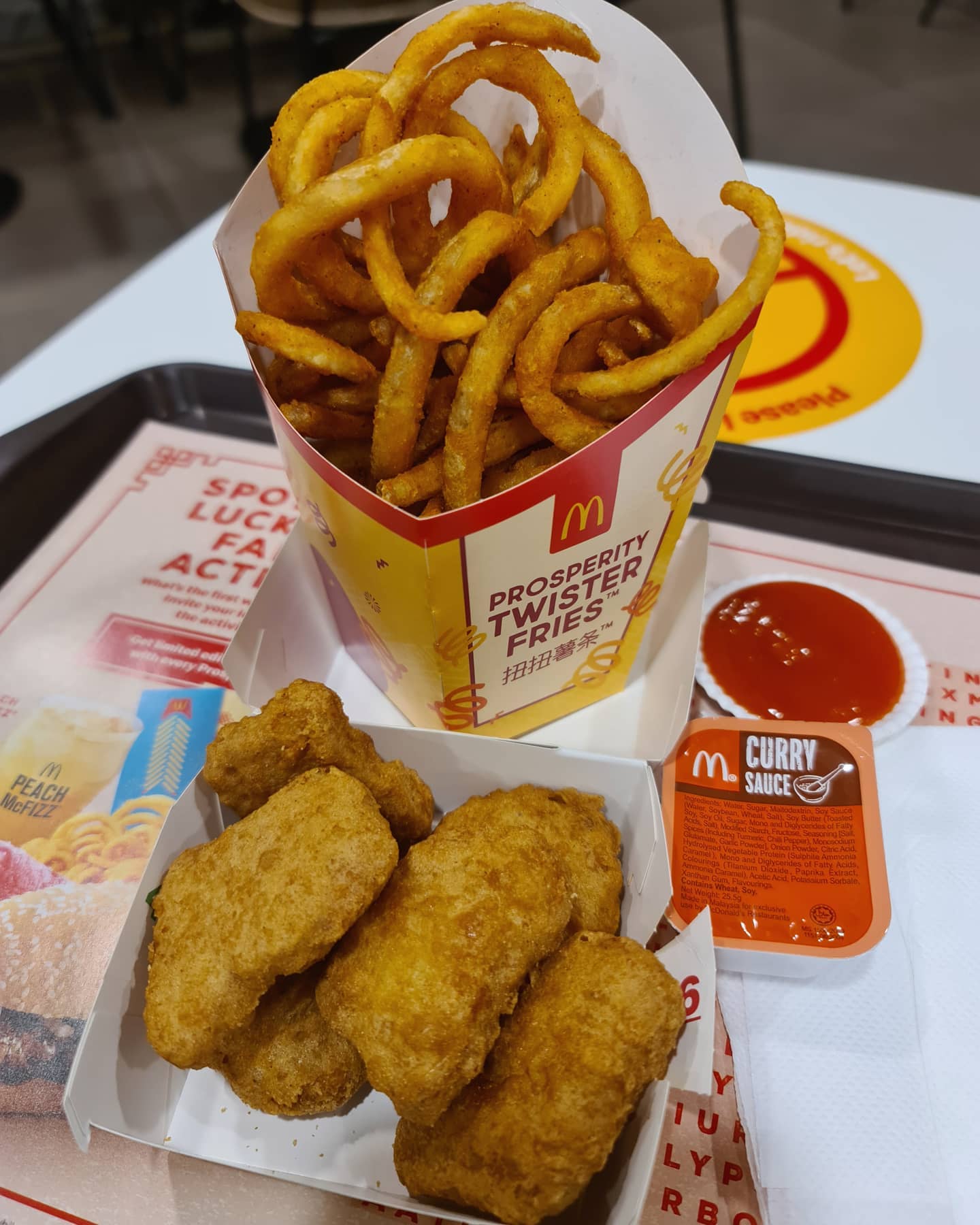 McDonald's Prosperity Twister Fries & McNuggets ($5.30)!