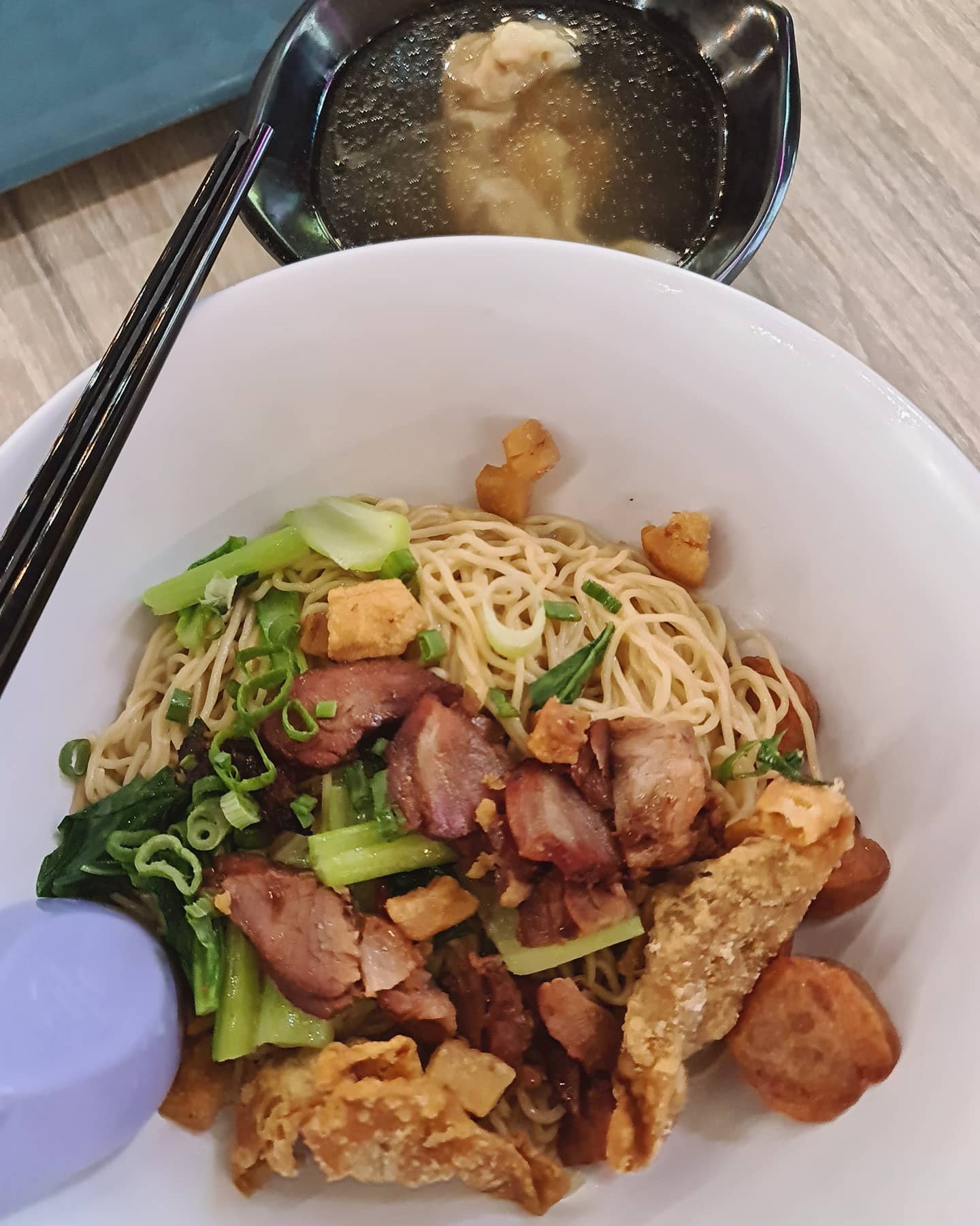 Signature wanton mee (large) at a Jurong East hawker ($5)!
