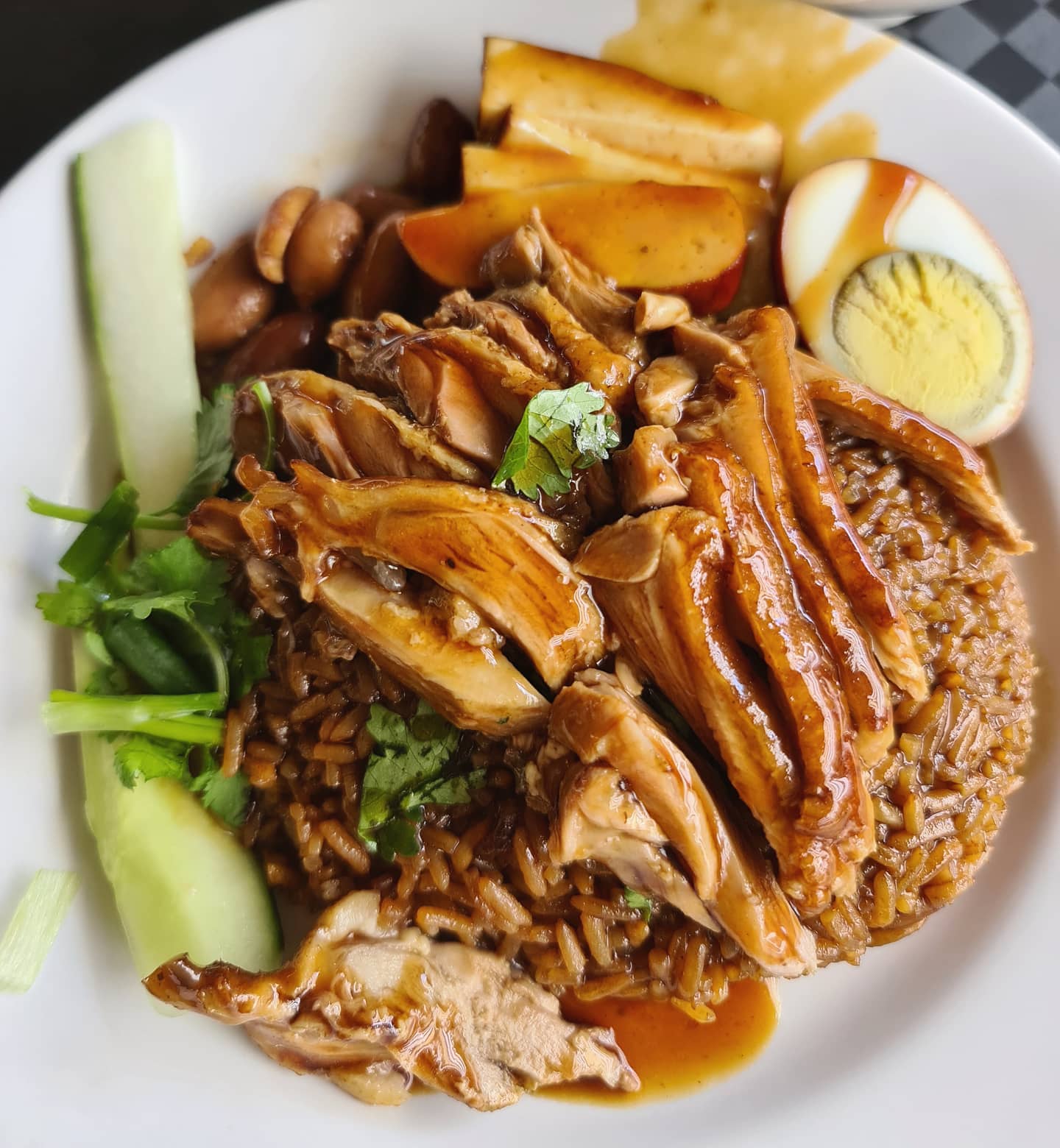 Duck rice set at South Buona Vista Braised Duck ($4)!
