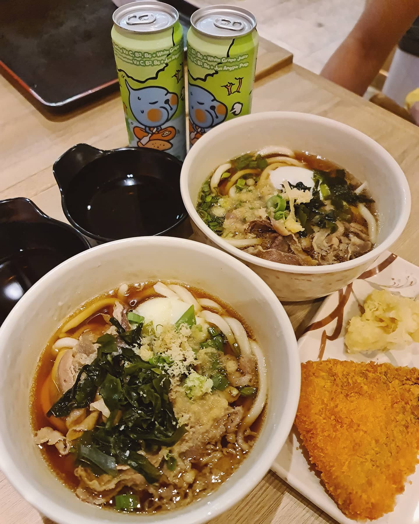 Beef udon + tempura + drink set with Burpple Beyond ($16.91 for two)!