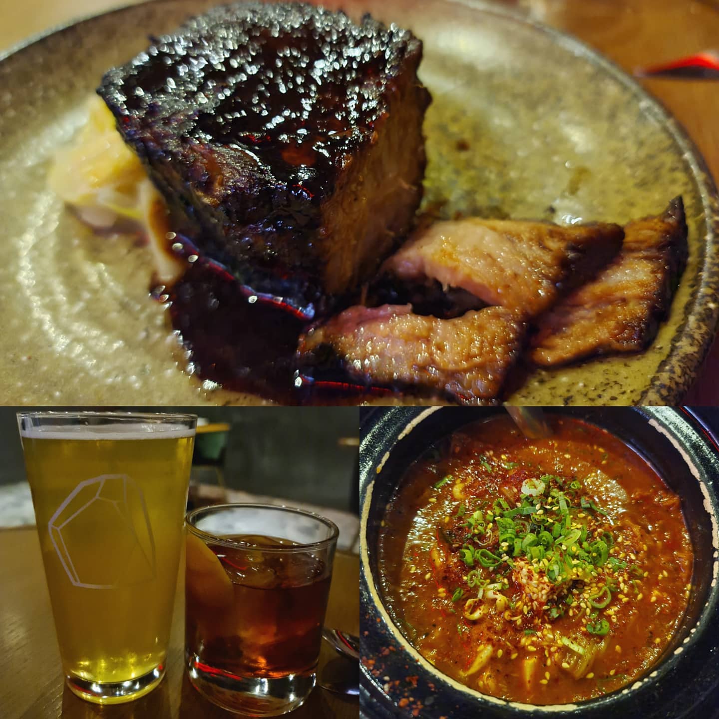 Last Saturday's dinner with BB ($67.10)!