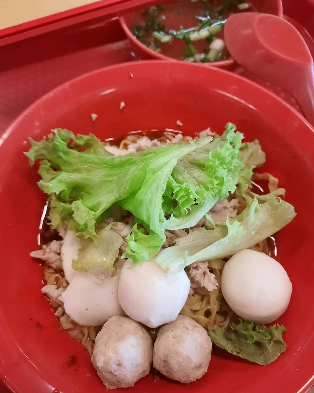 Bak chor mee at a hawker stall ($4)!