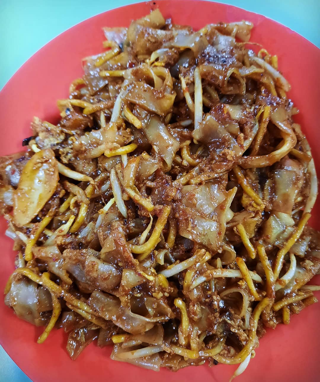 Char kway teow at a hawker stall ($5)!