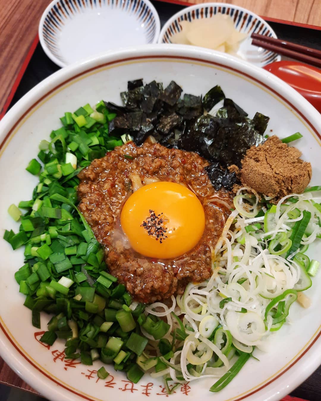 Original Mazesoba at Menya Kokoro ($12)!