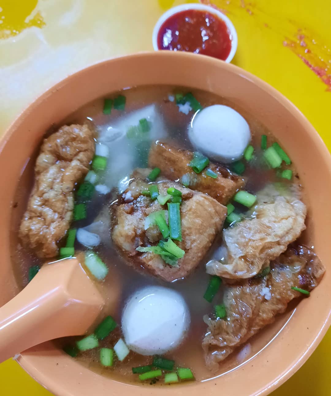 Favourite 酿豆腐 (YTF) in Chinatown ($4.50)!