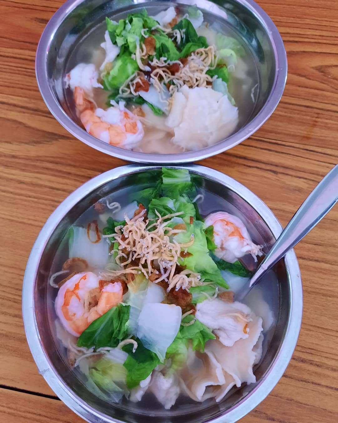 卫赛节 (Vesak Day) — Mum's homemade 面粉粿 (mee hoon kueh)!