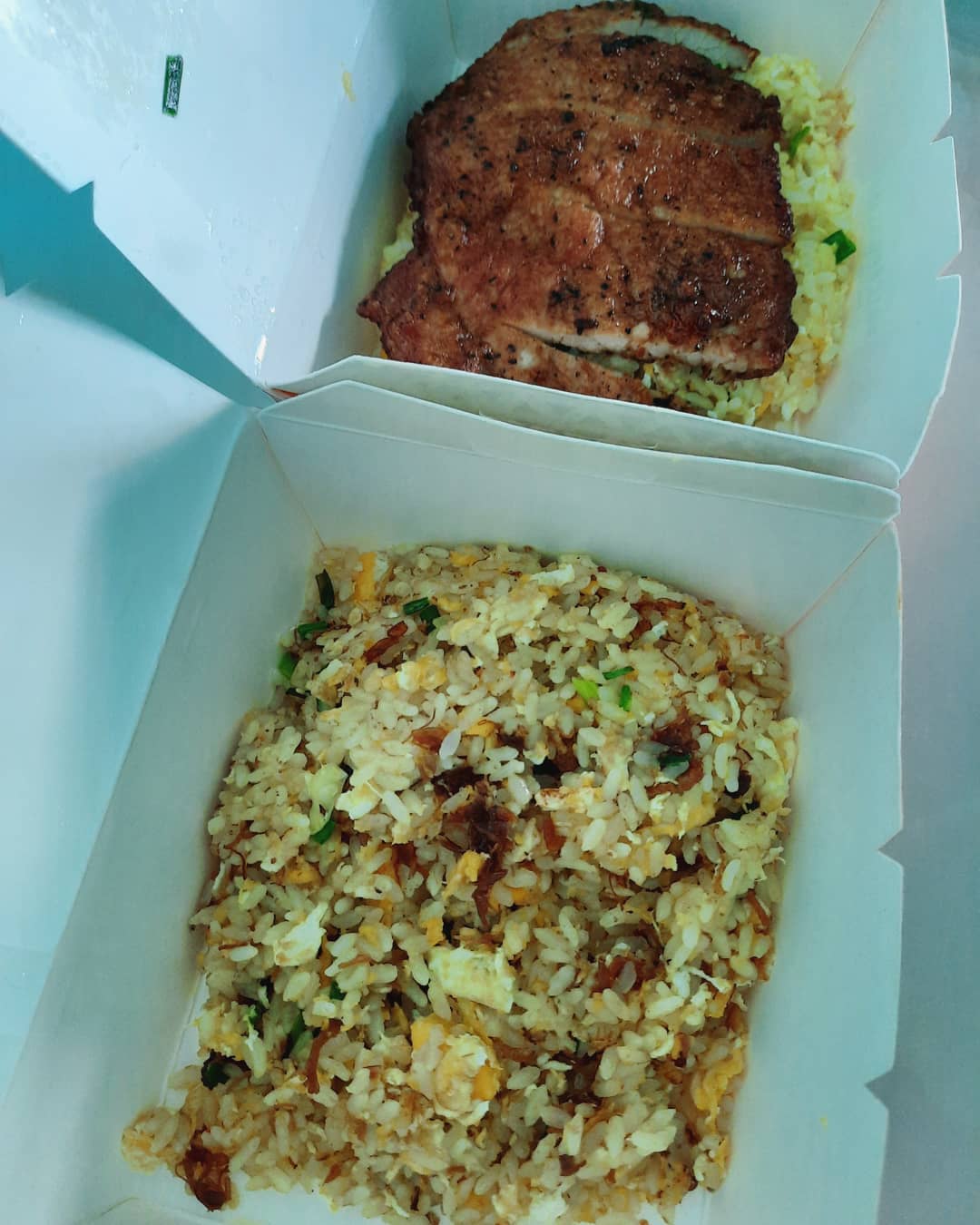 King of Fried Rice — Pork cutlet + XO fried rice takeaway ($6.50 + $5.50)!