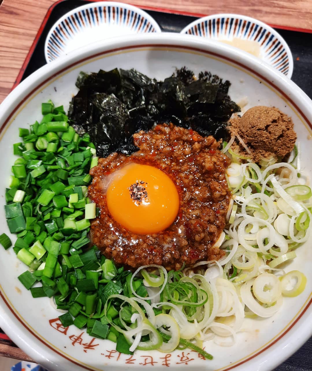 Happy mid-week lunch — Menya Kokoro mazesoba ($12)!