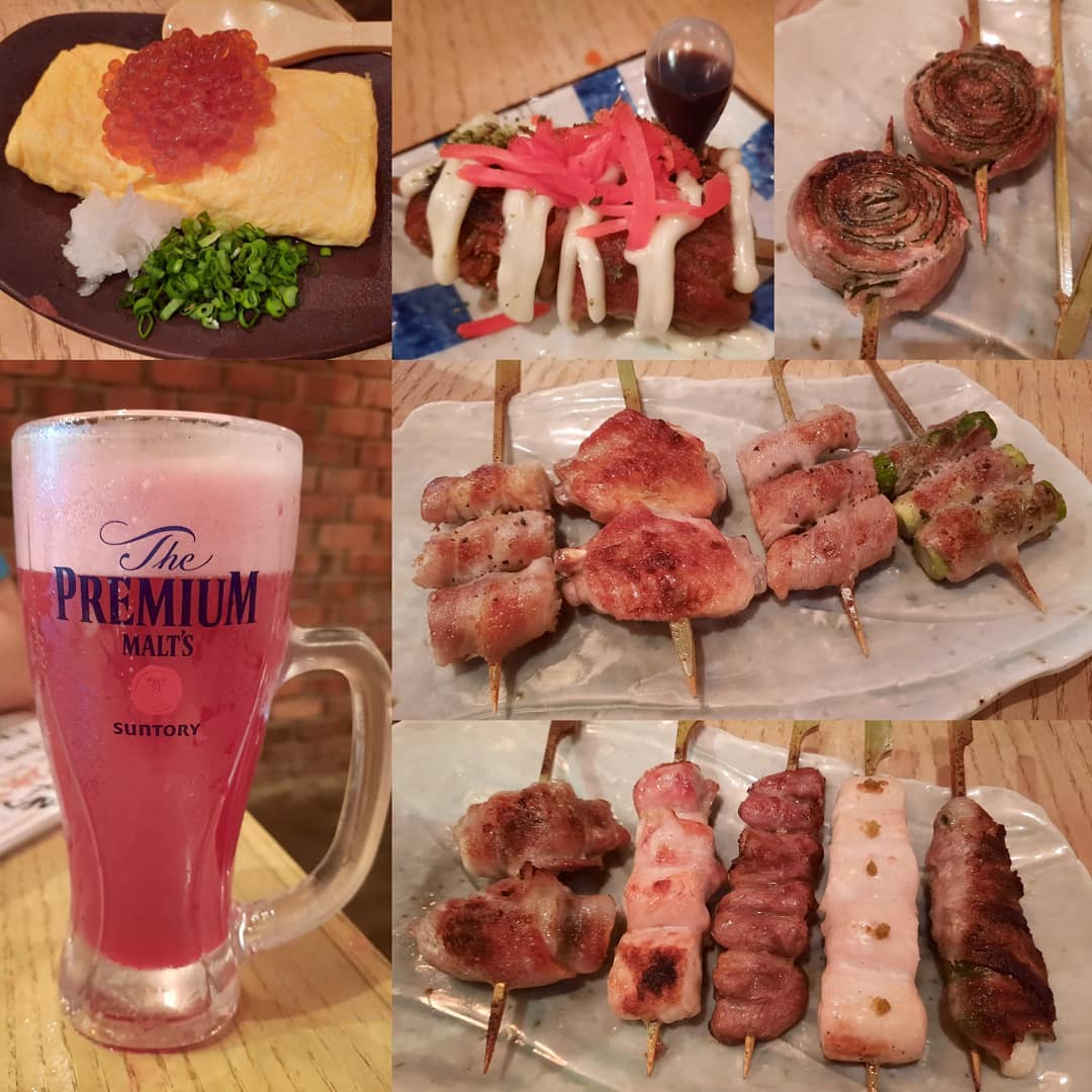 Saturday dinner at a Japanese izakaya with BB ($99.46)!