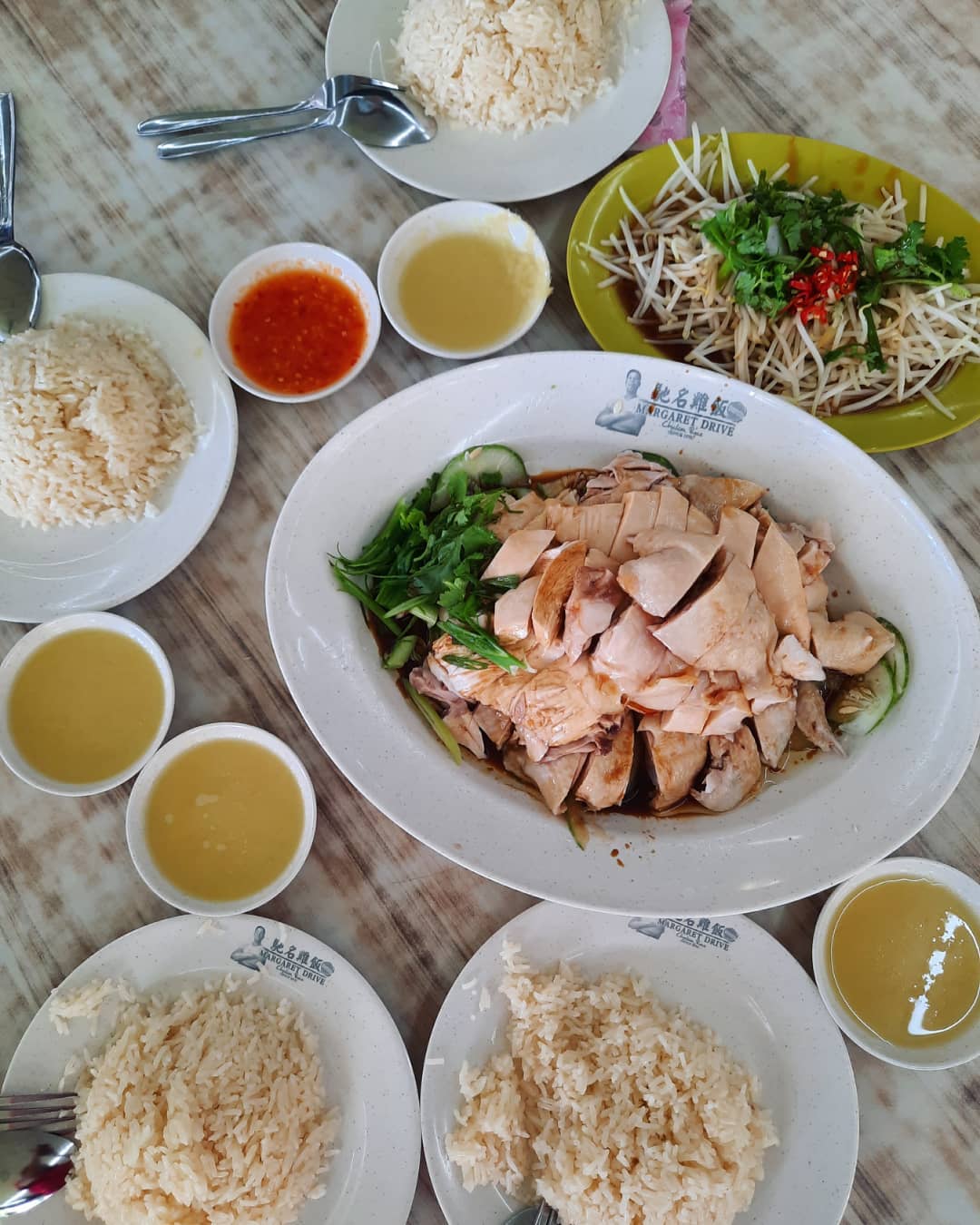 Sunday Hainanese chicken rice family brunch ($28)!