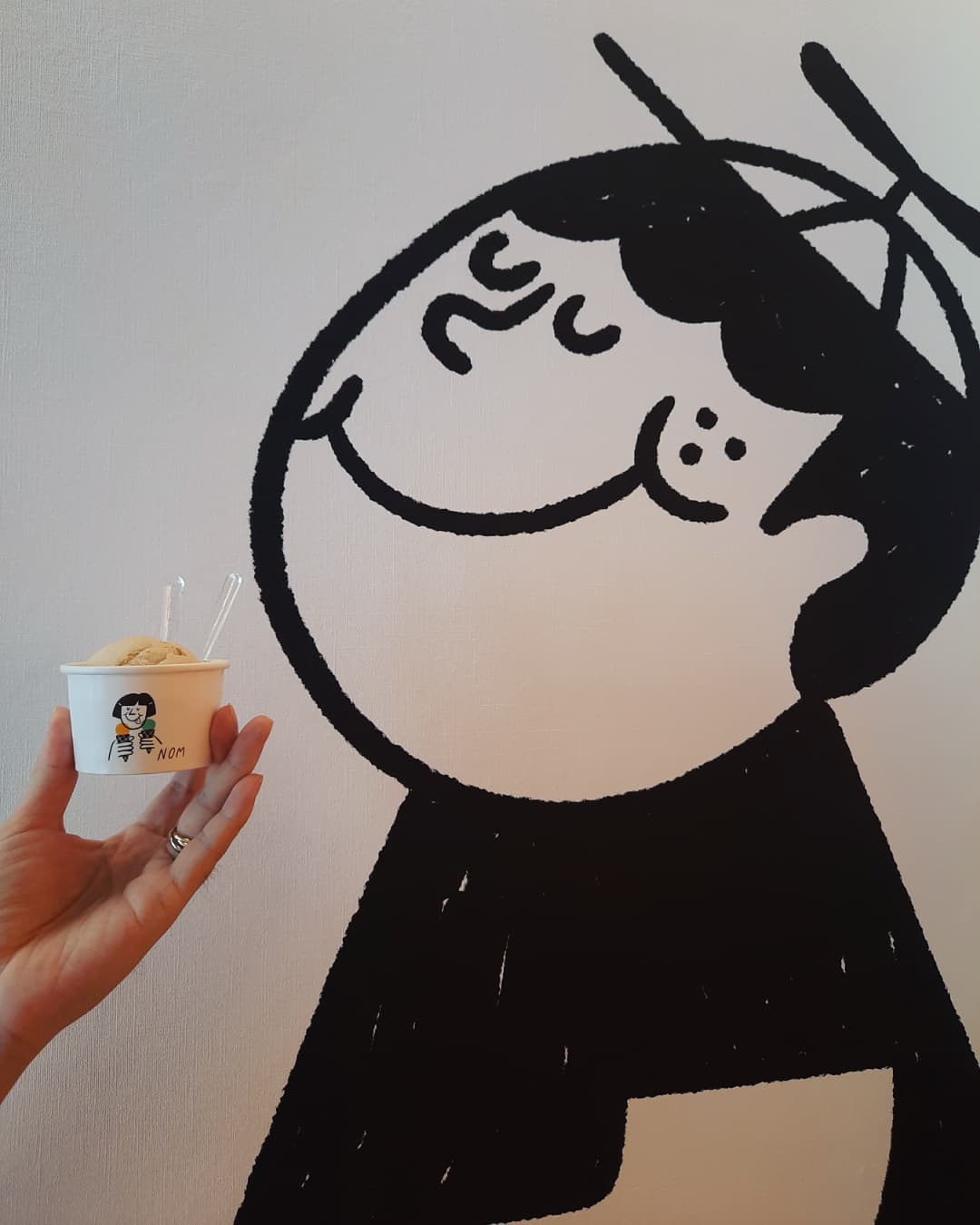 Piedmont Hazelnut gelato at NOM Singapore ($5)!