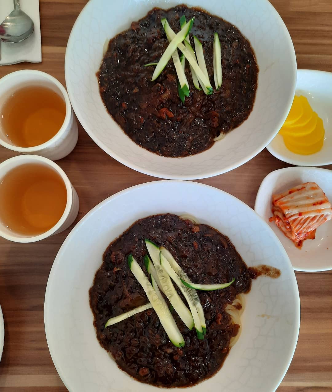 Thursday lunch — Jajangmyeon noodles with BB ($24.20)!