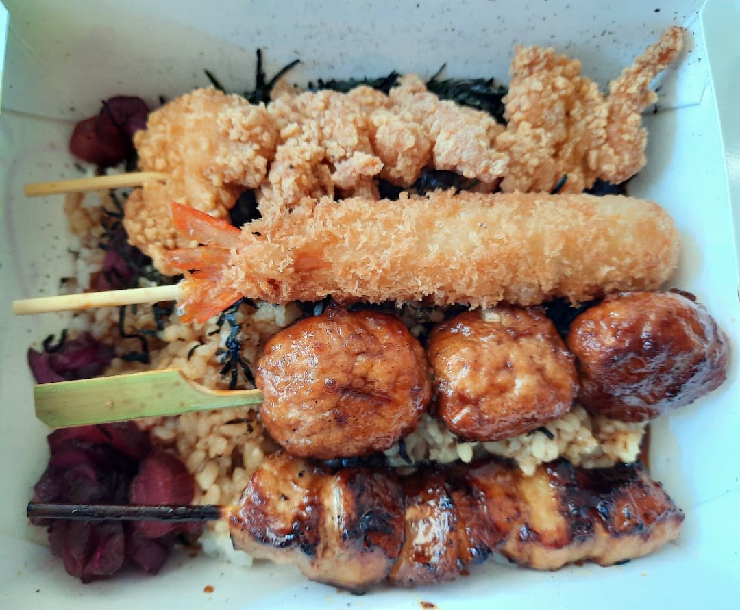 Yakitori lunch bento ($7.50)!