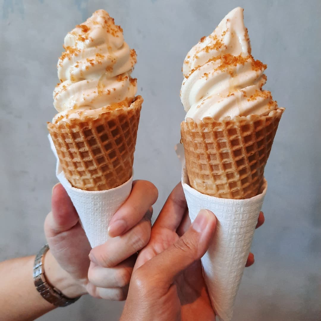 Beating the heat — 1-for-1 soft serve cones ($4)!
