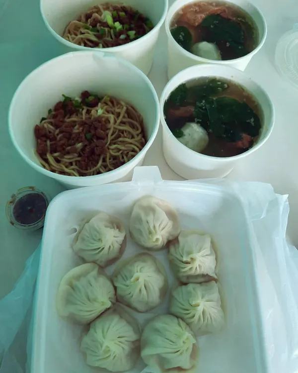 Hakka Pang signature noodles + Jin Peng XLB ($14 + $5.80)!