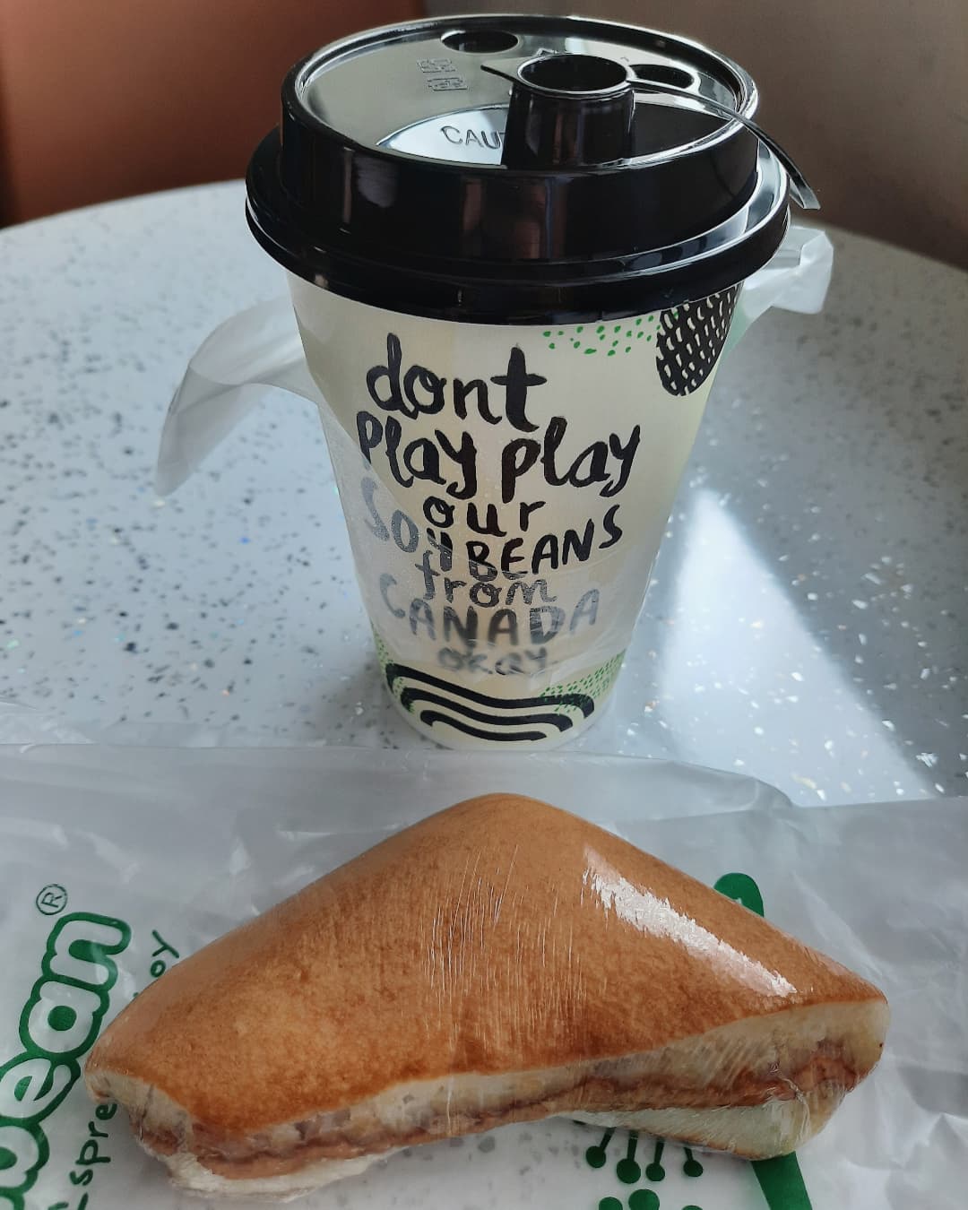 Mr Bean — Mee Chiang Kueh + Soya Bean Set (GE rewards: $1)!