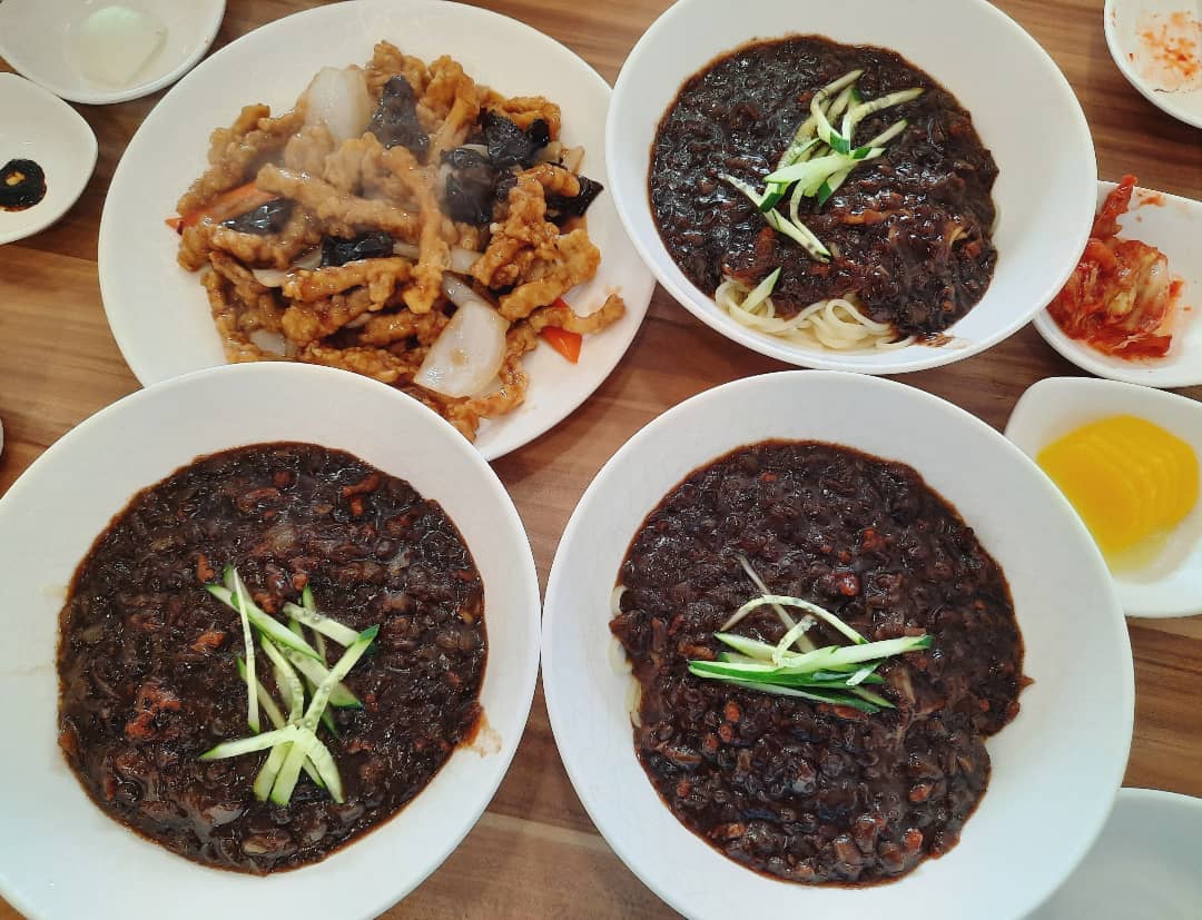 Jjajangmyeon + tangsuyuk — Korean-Chinese feast ($59.40)!