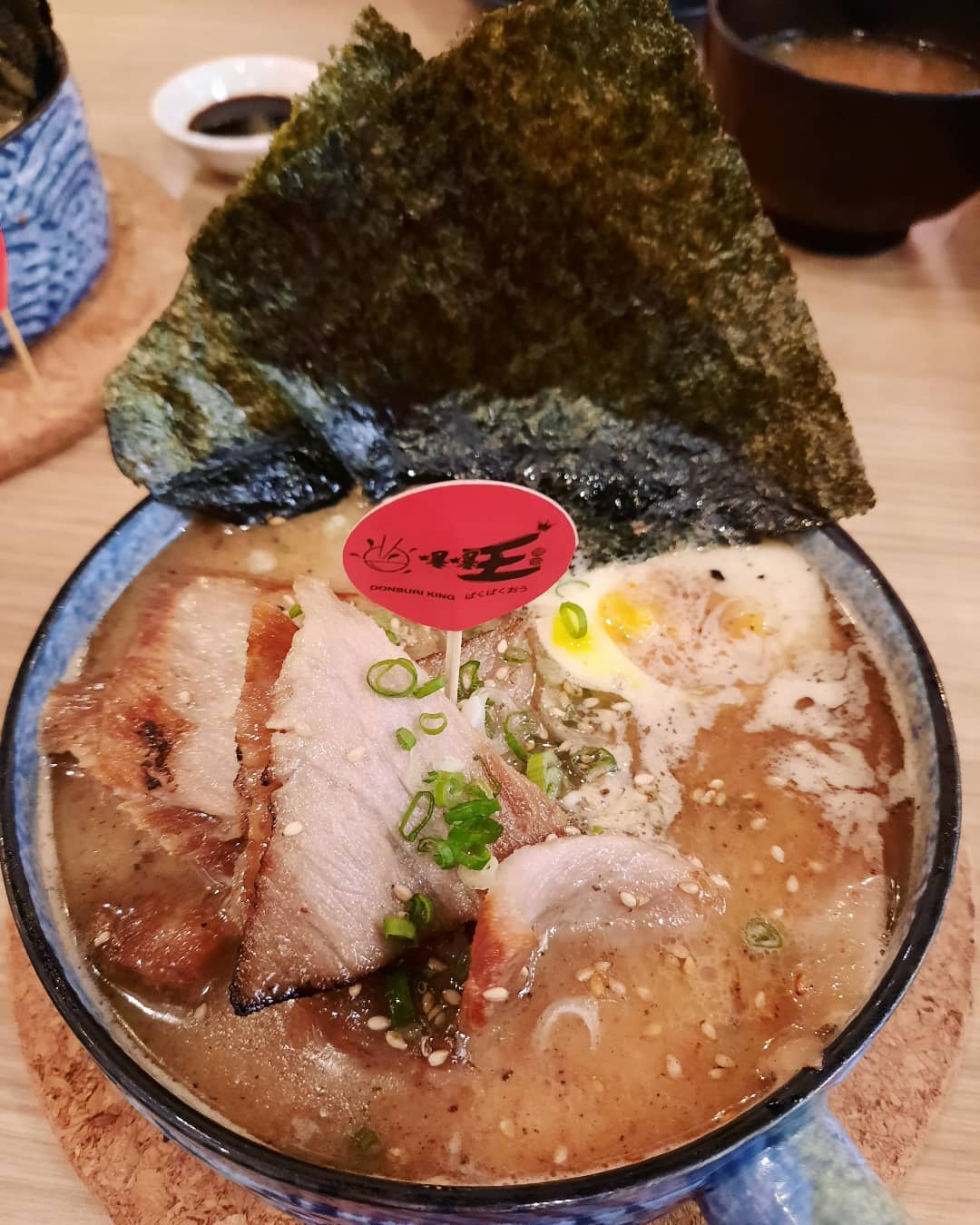 Ramen Keisuke Tonkotsu King — Tontoro ramen ($18.80++)!
