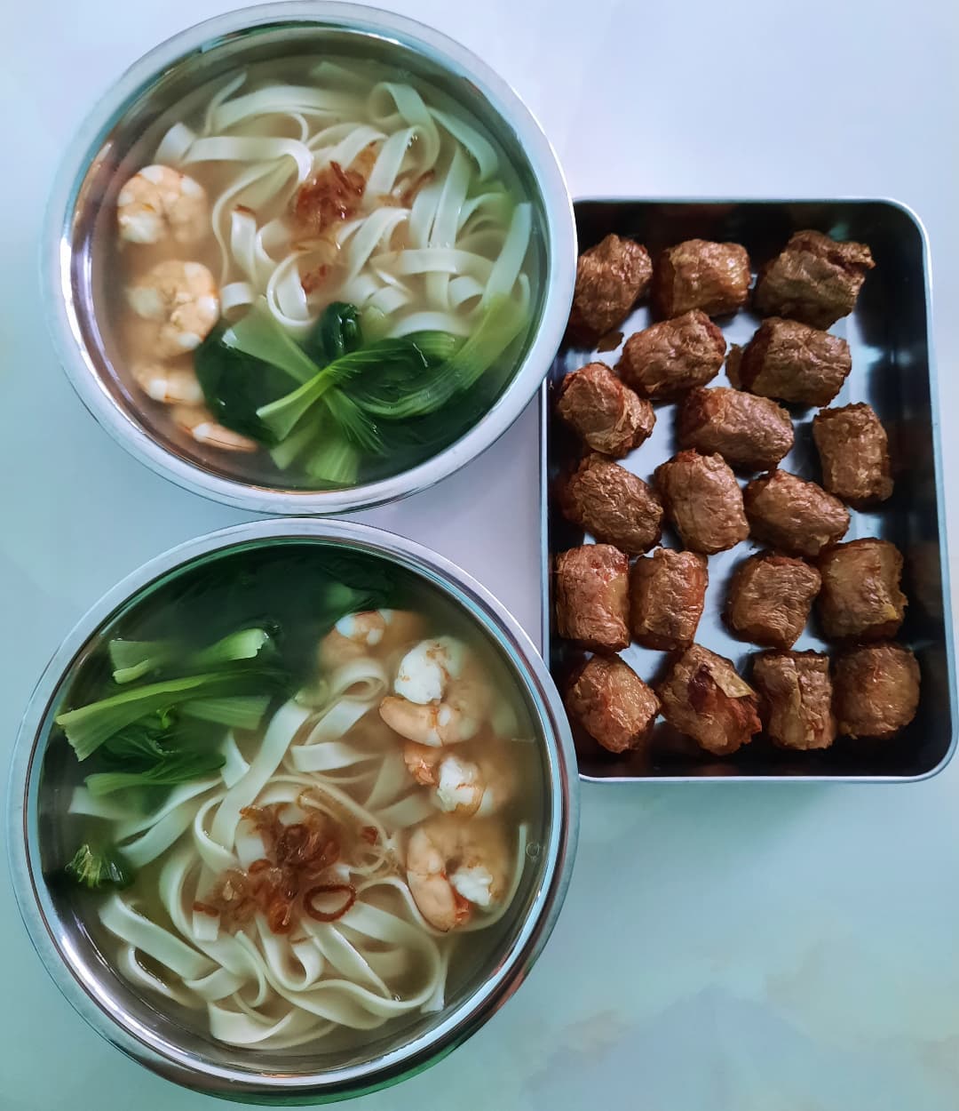 Rainy day home-cooked lunch!