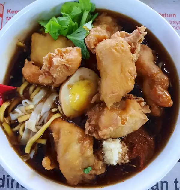 Fried Fish Lor Mee ($4)!