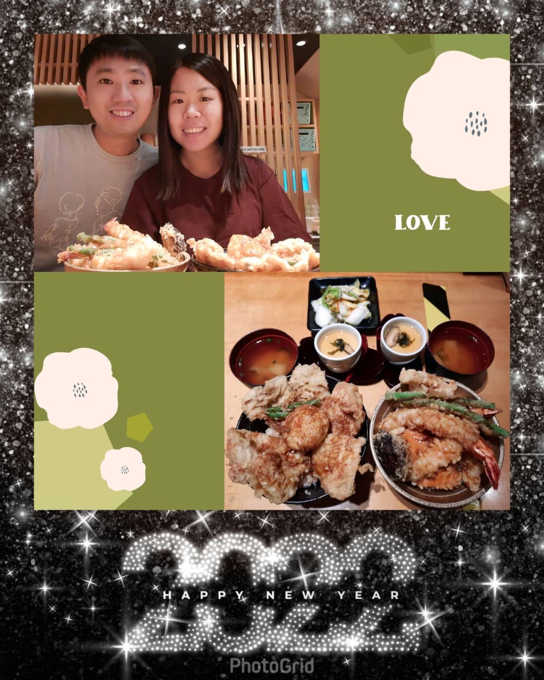 NYE 2022 — buta tama tendon + seafood tendon ($33.80++)!