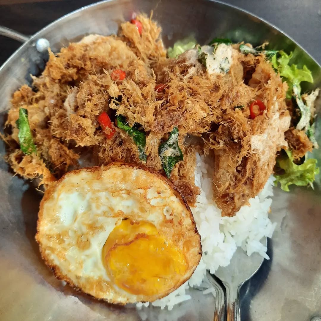Cereal fish rice + egg ($7.10)!